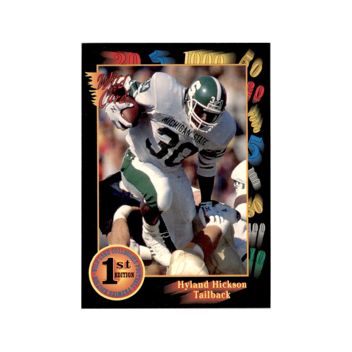 1991 Wild Card Hyland Hickson Football Cards #31