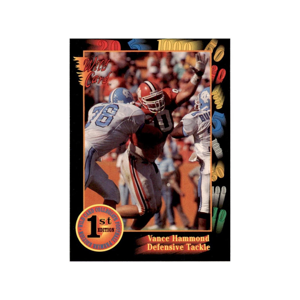 1991 Wild Card Vance Hammond Football Cards #44