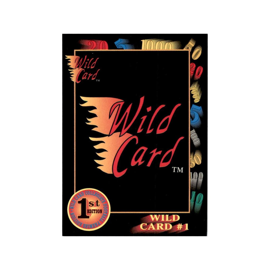 1991 Wild Card Wild Card #1 Football Cards #1