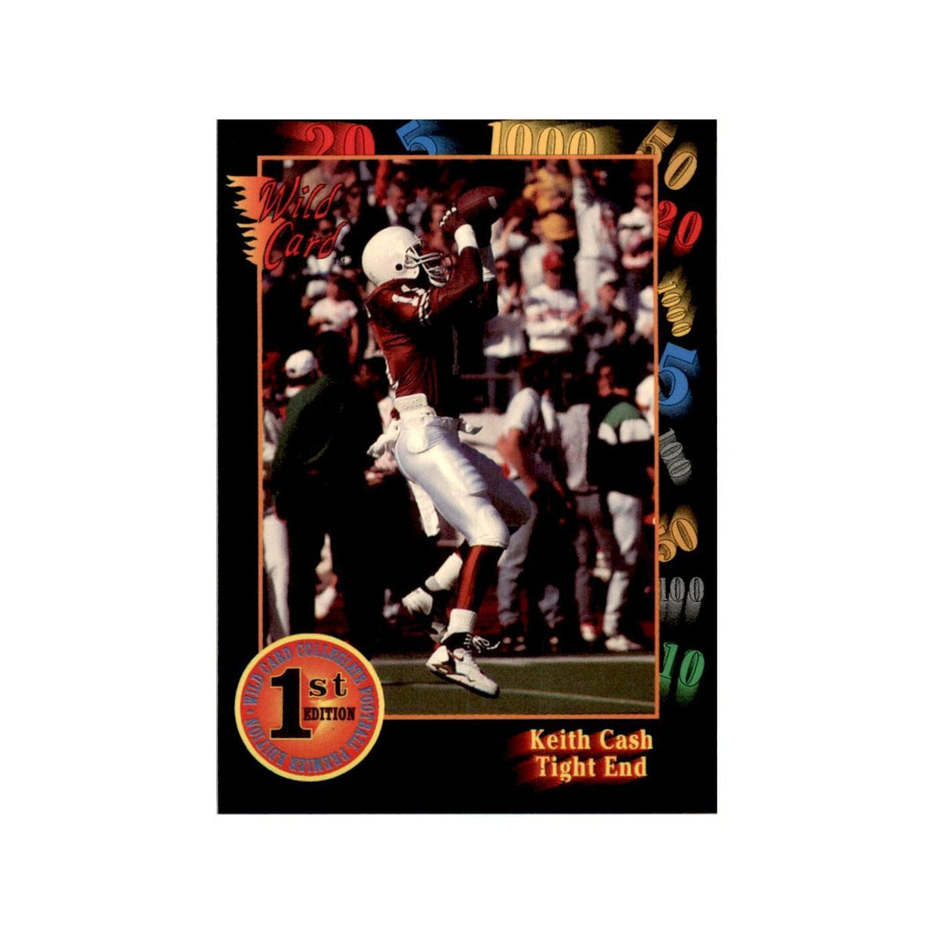 1991 Wild Card Keith Cash Football Cards #91