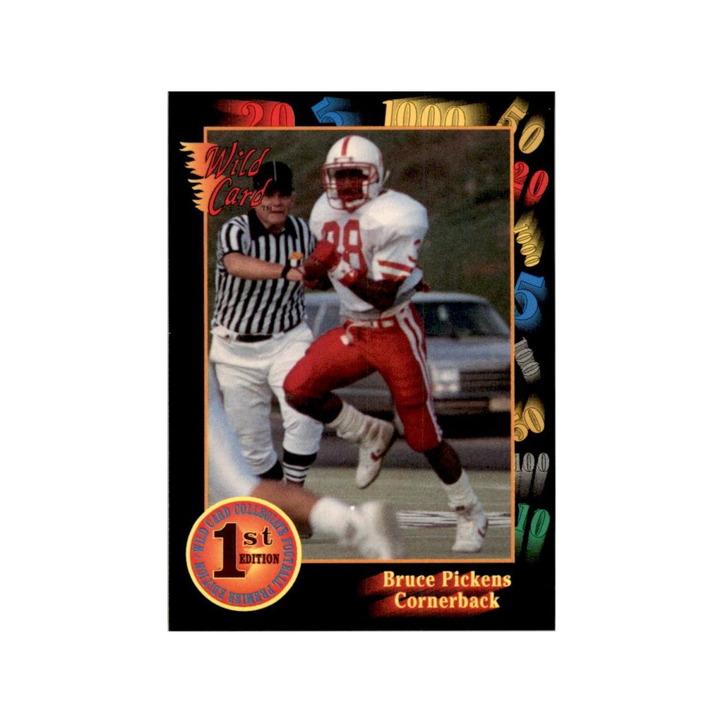 1991 Wild Card Bruce Pickens Football Cards #46