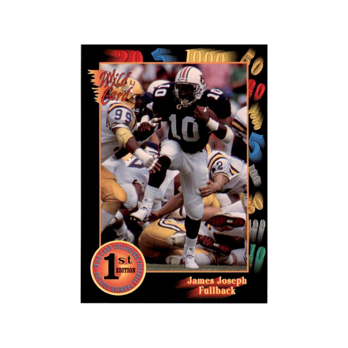 1991 Wild Card James Joseph Football Cards #58