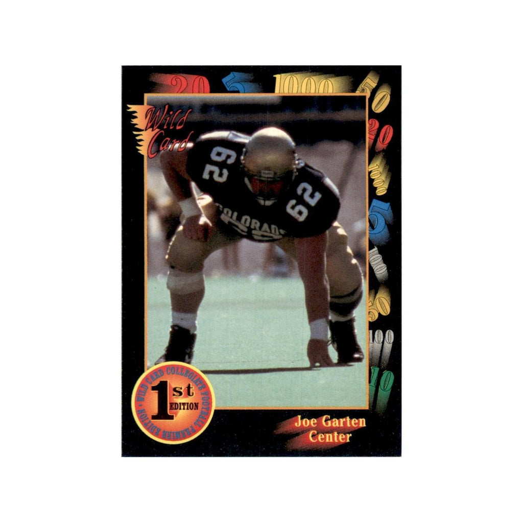 1991 Wild Card Joe Garten Football Cards #108