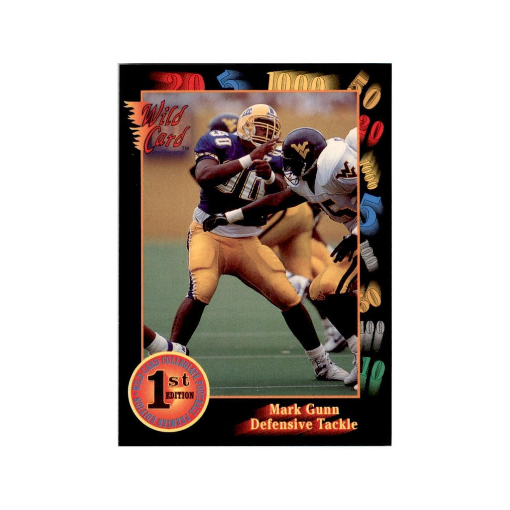 1991 Wild Card Mark Gunn Football Cards #97