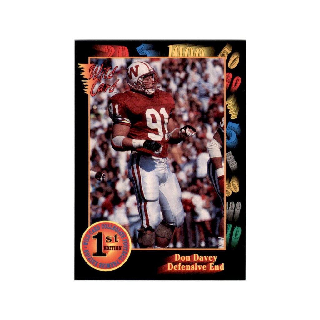 1991 Wild Card Don Davey Football Cards #21