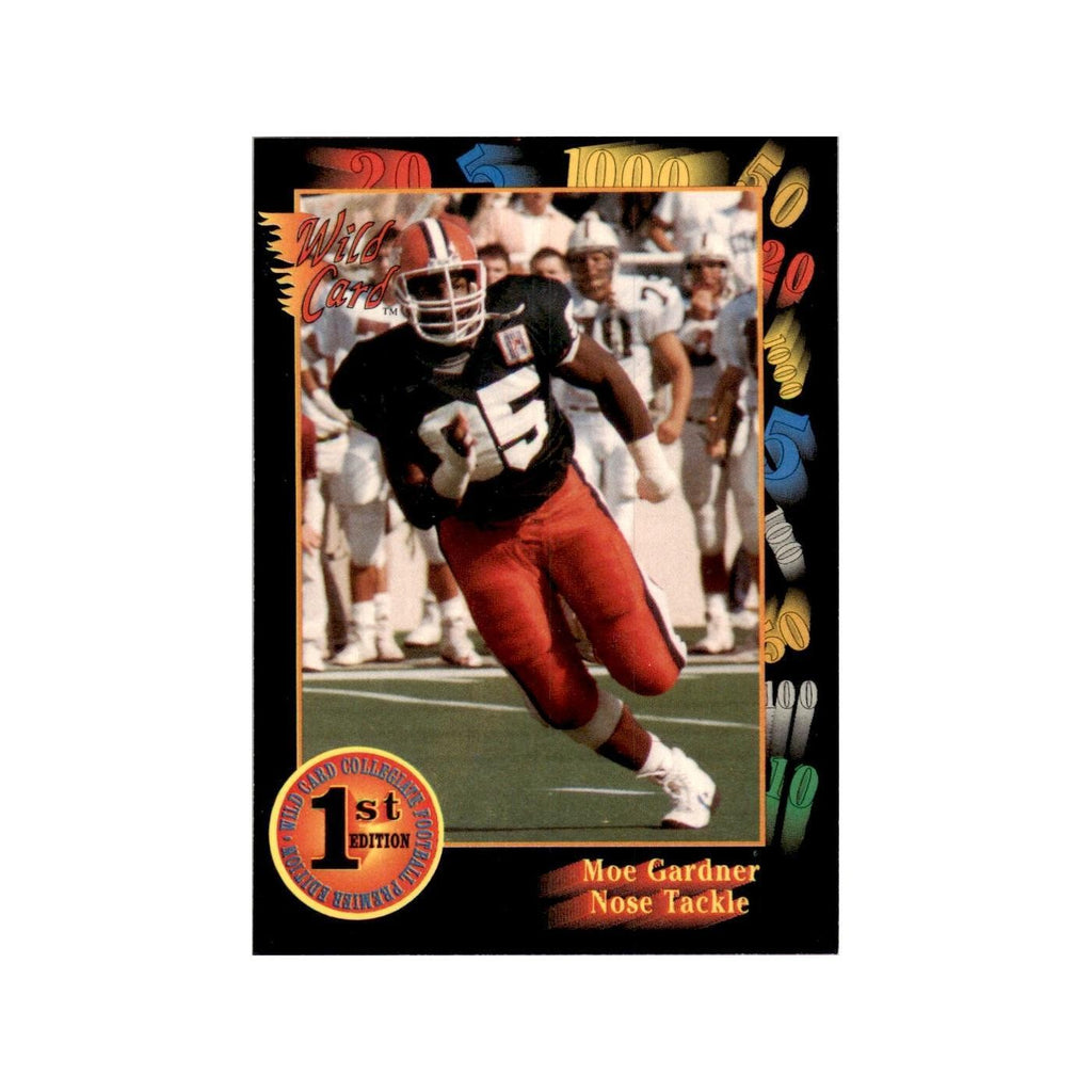 1991 Wild Card Moe Gardner Football Cards #17