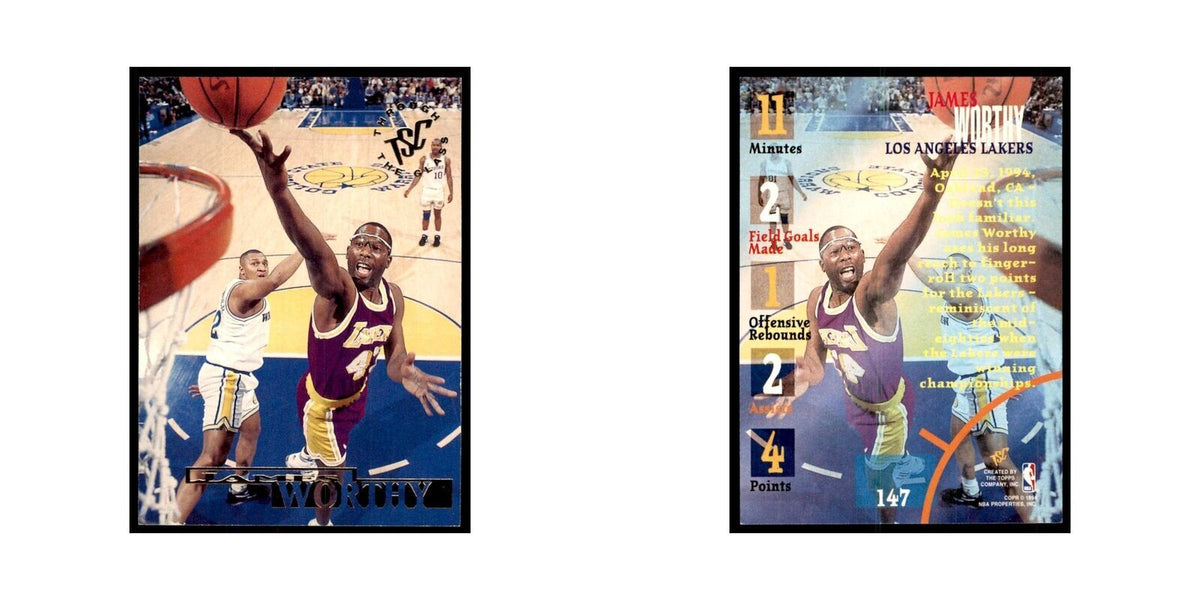 1994 Stadium Club James Worthy Basketball Cards #147