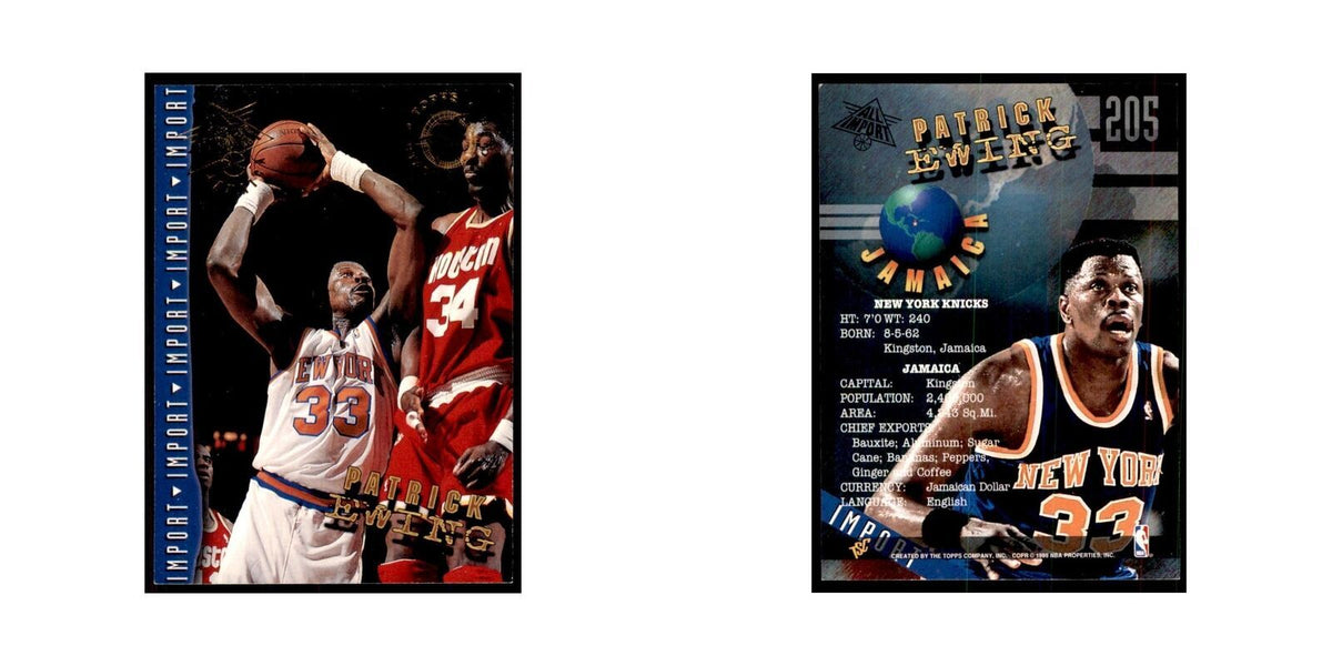 1994 Stadium Club Patrick Ewing Basketball Cards #205