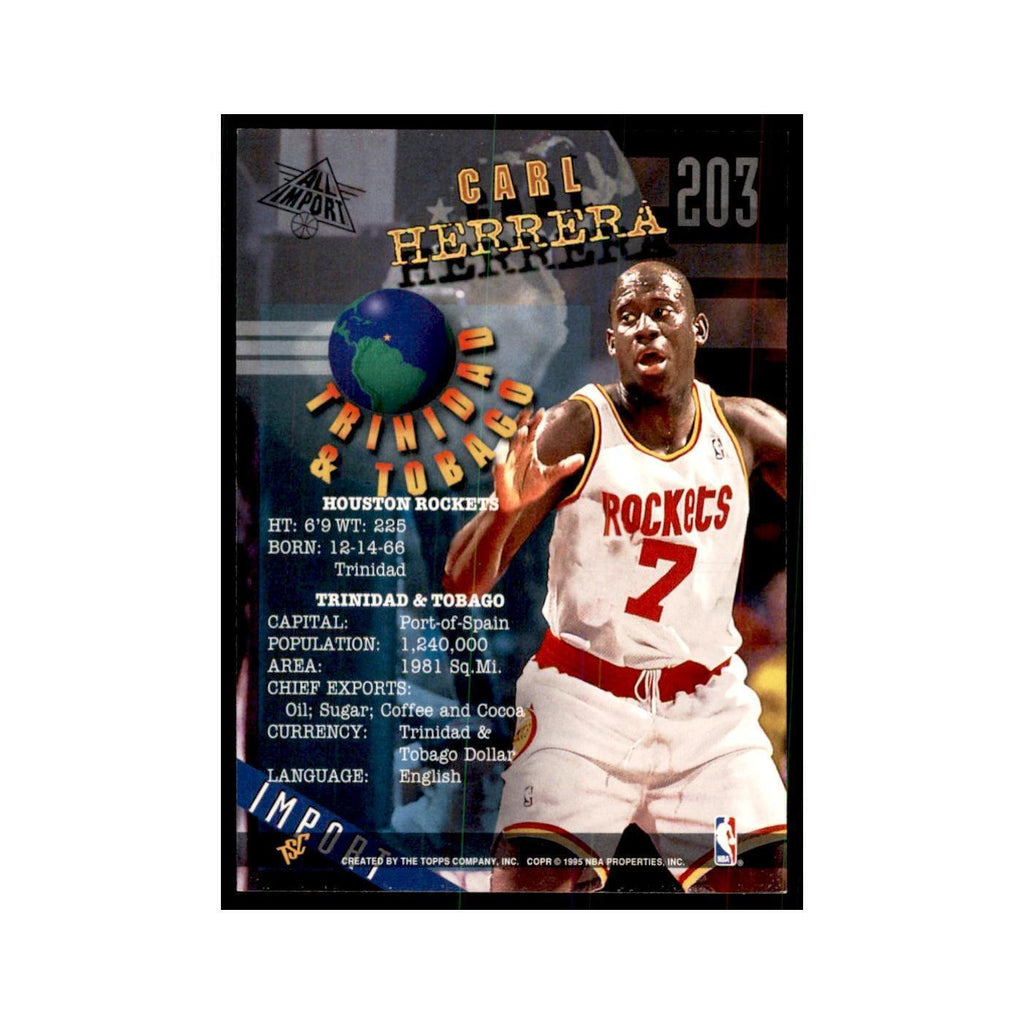 1994 Stadium Club Carl Herrera Basketball Cards #203
