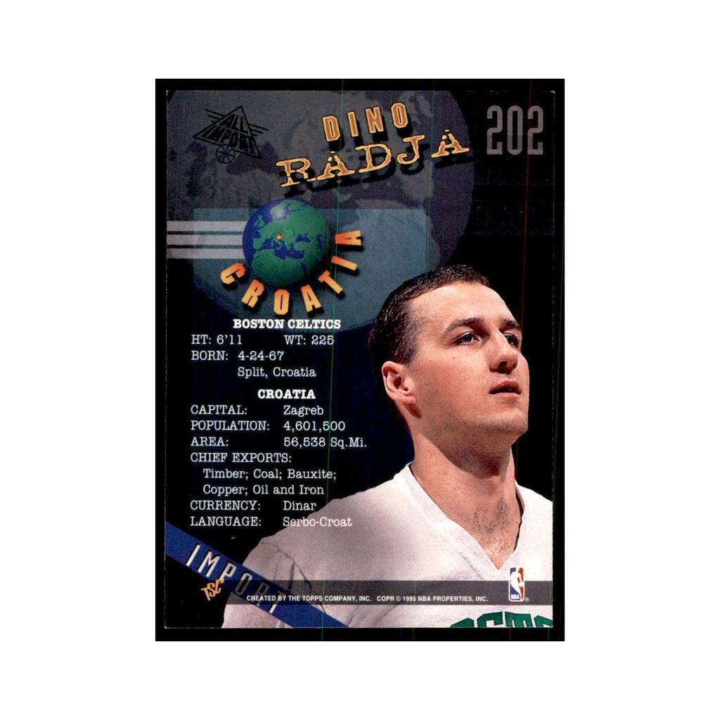 1994 Stadium Club Dino Radja Basketball Cards #202