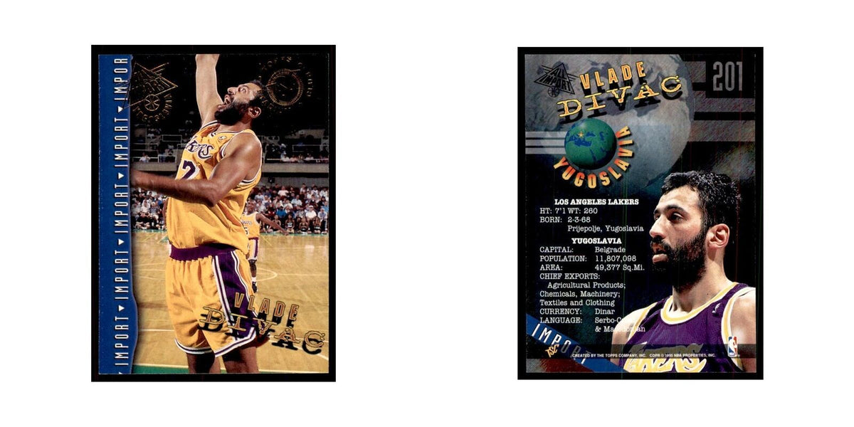 1994 Stadium Club Vlade Divac Basketball Cards #201