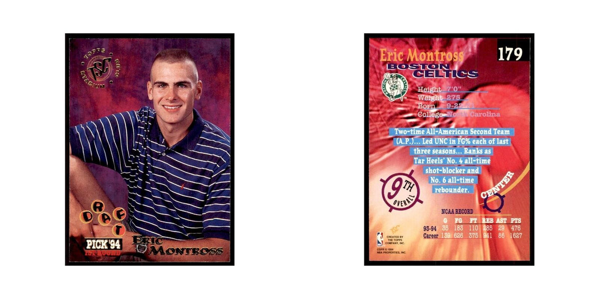 1994 Stadium Club Eric Montross Basketball Cards #179