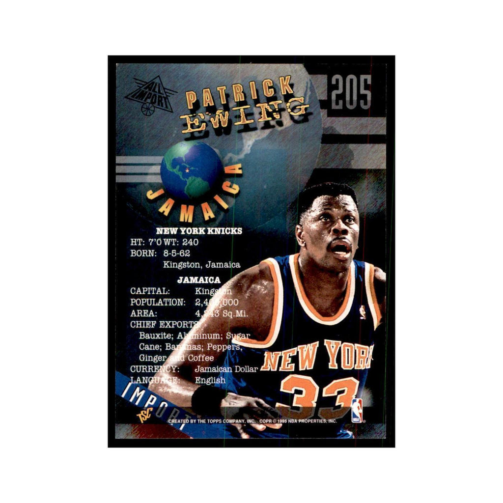 1994 Stadium Club Patrick Ewing Basketball Cards #205