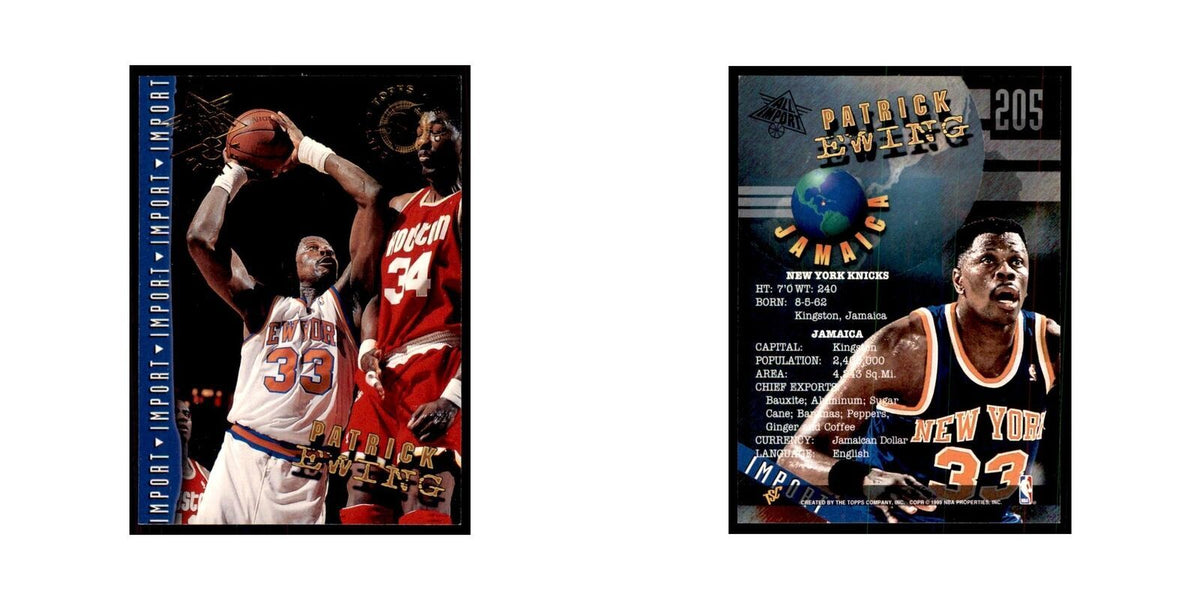 1994 Stadium Club Patrick Ewing Basketball Cards #205