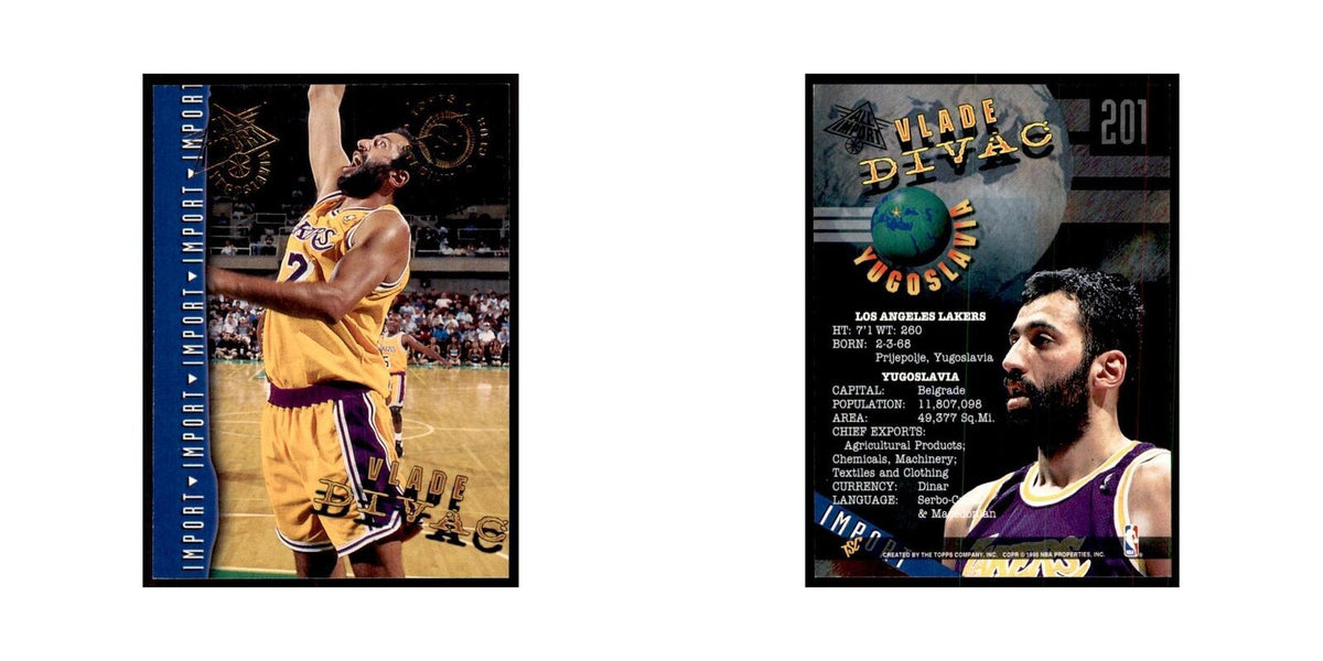 1994 Stadium Club Vlade Divac Basketball Cards #201