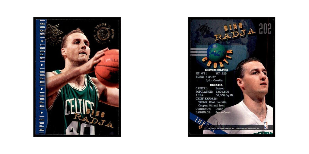 1994 Stadium Club Dino Radja Basketball Cards #202