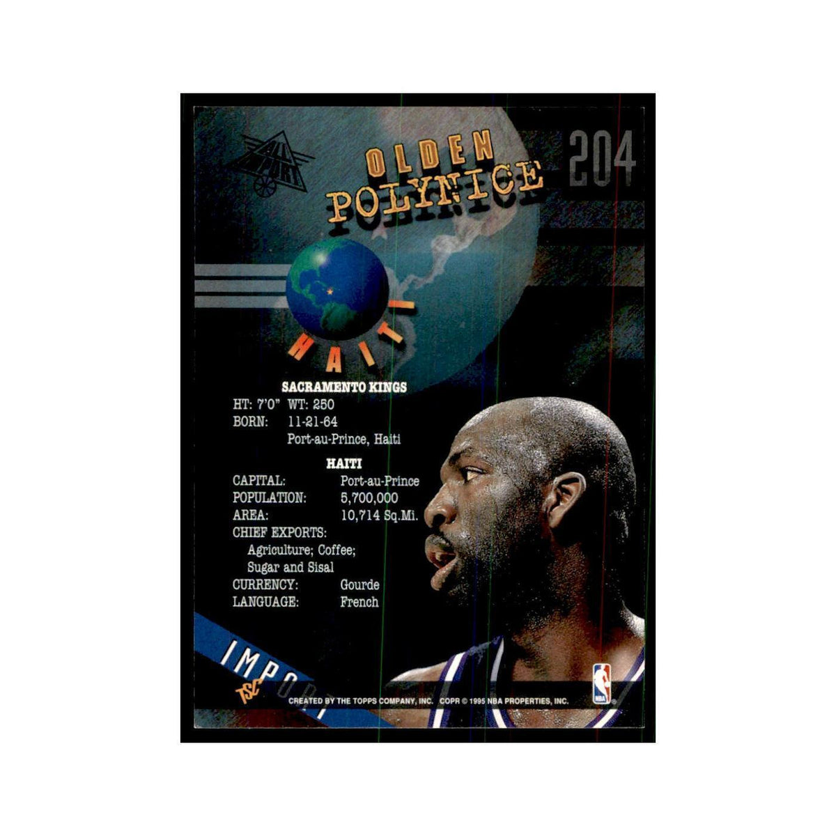 1994 Stadium Club Olden Polynice Basketball Cards #204