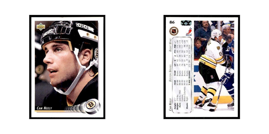 1992 Upper Deck Cam Neely Hockey Cards #86