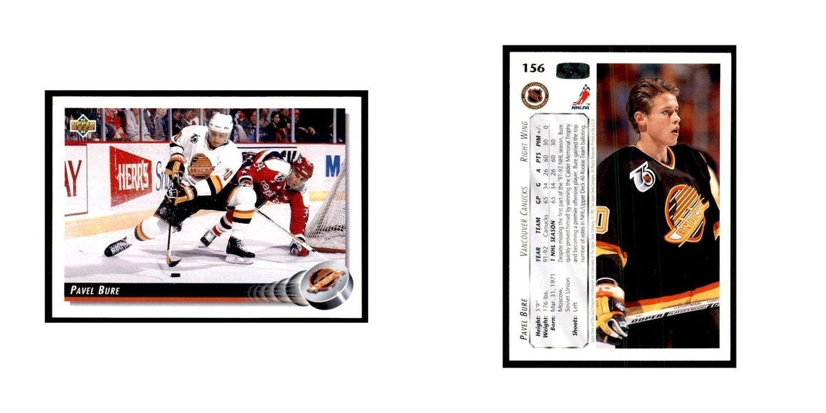 1992 Upper Deck Pavel Bure Hockey Cards #156