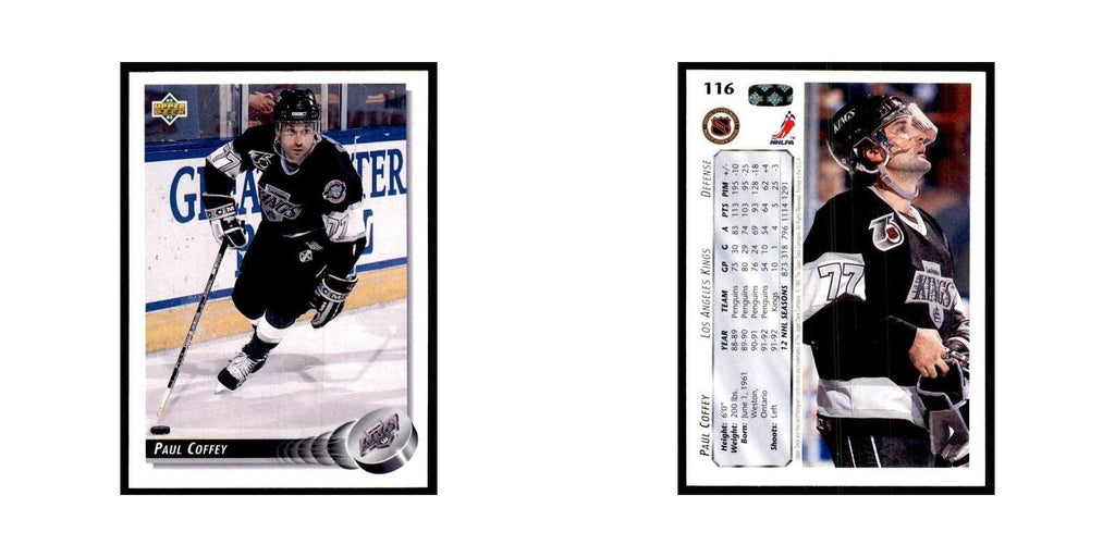 1992 Upper Deck Paul Coffey Hockey Cards #116