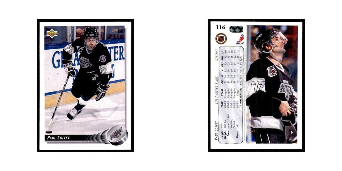 1992 Upper Deck Paul Coffey Hockey Cards #116