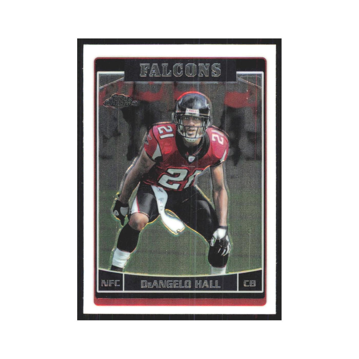 2006 Topps Chrome DeAngelo Hall Falcons #47