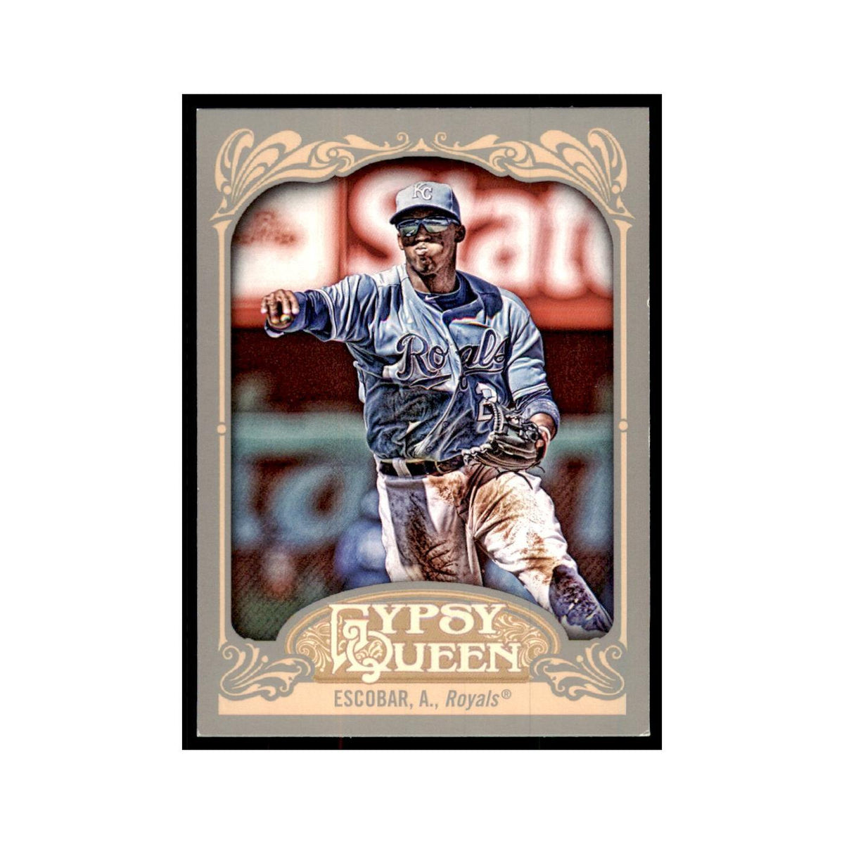 2012 Topps Gypsy Queen Alcides Escobar Baseball Cards #81
