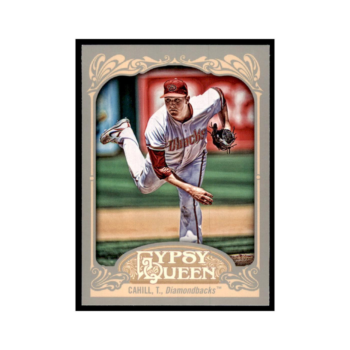 2012 Topps Gypsy Queen Trevor Cahill Baseball Cards #17