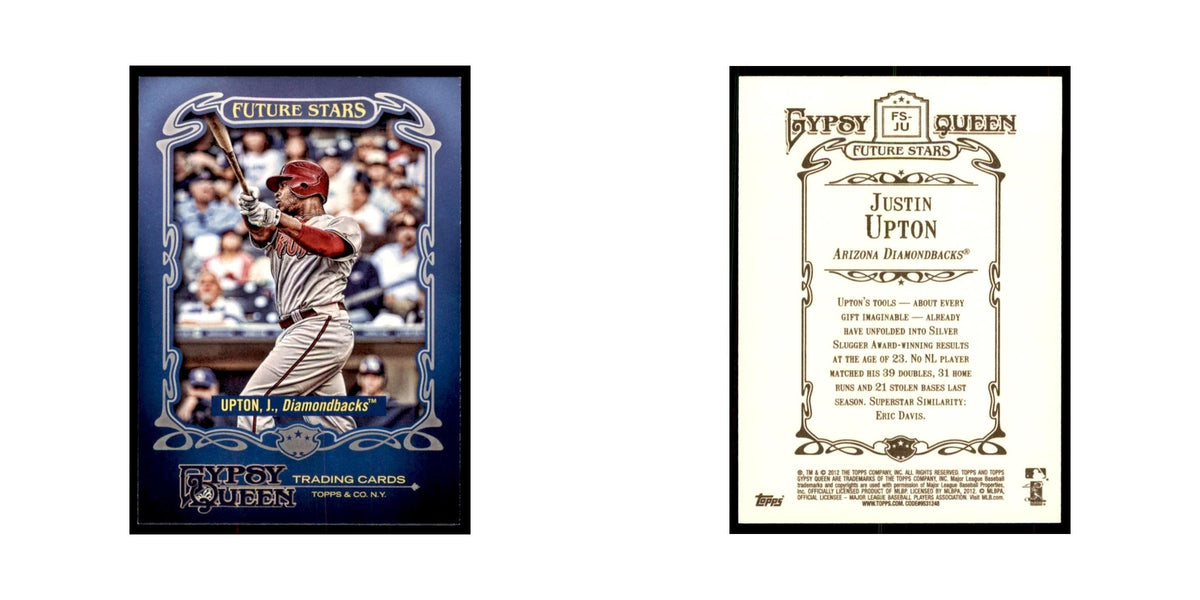 2012 Topps Gypsy Queen Justin Upton Baseball Cards #FS-JU