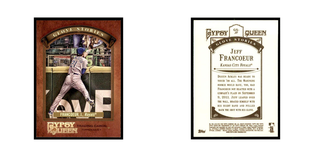 2012 Topps Gypsy Queen Jeff Francoeur Baseball Cards #GS-JF