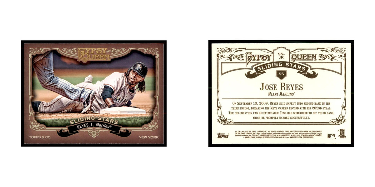 2012 Topps Gypsy Queen Jose Reyes Baseball Cards #SS-JR