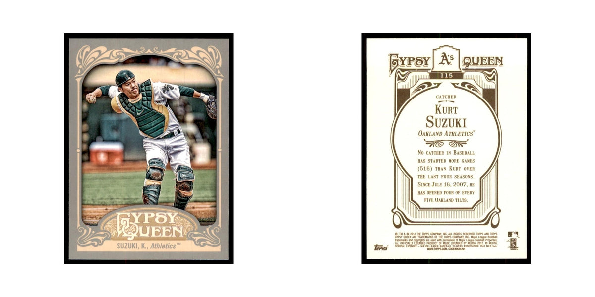 2012 Topps Gypsy Queen Kurt Suzuki Baseball Cards #115