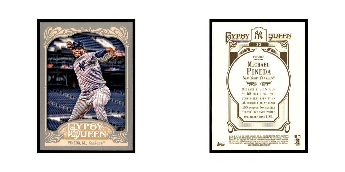 2012 Topps Gypsy Queen Michael Pineda Baseball Cards #32