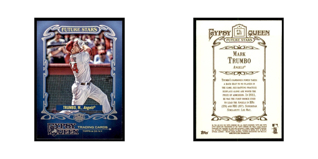 2012 Topps Gypsy Queen Mark Trumbo Baseball Cards #FS-MT