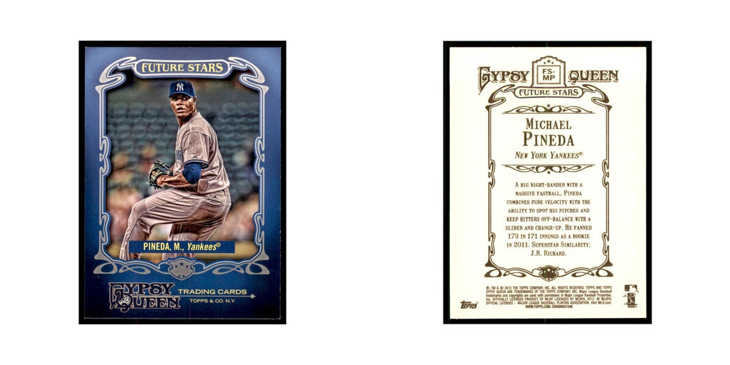 2012 Topps Gypsy Queen Michael Pineda Baseball Cards #FS-MP