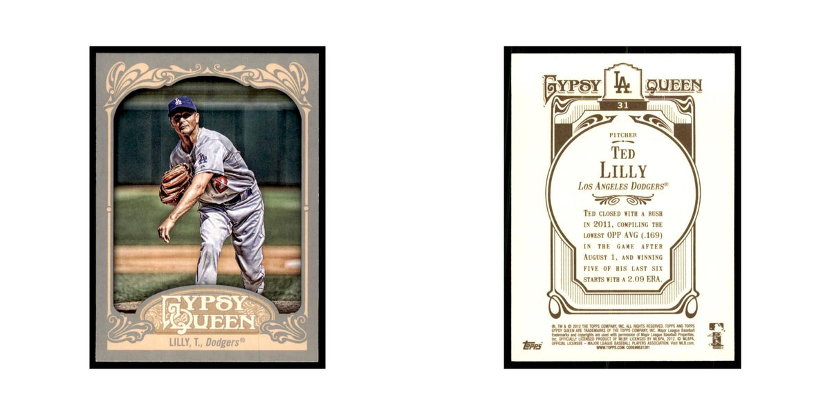 2012 Topps Gypsy Queen Ted Lilly Baseball Cards #31