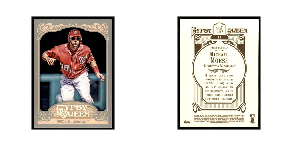 2012 Topps Gypsy Queen Mike Morse Baseball Cards #28