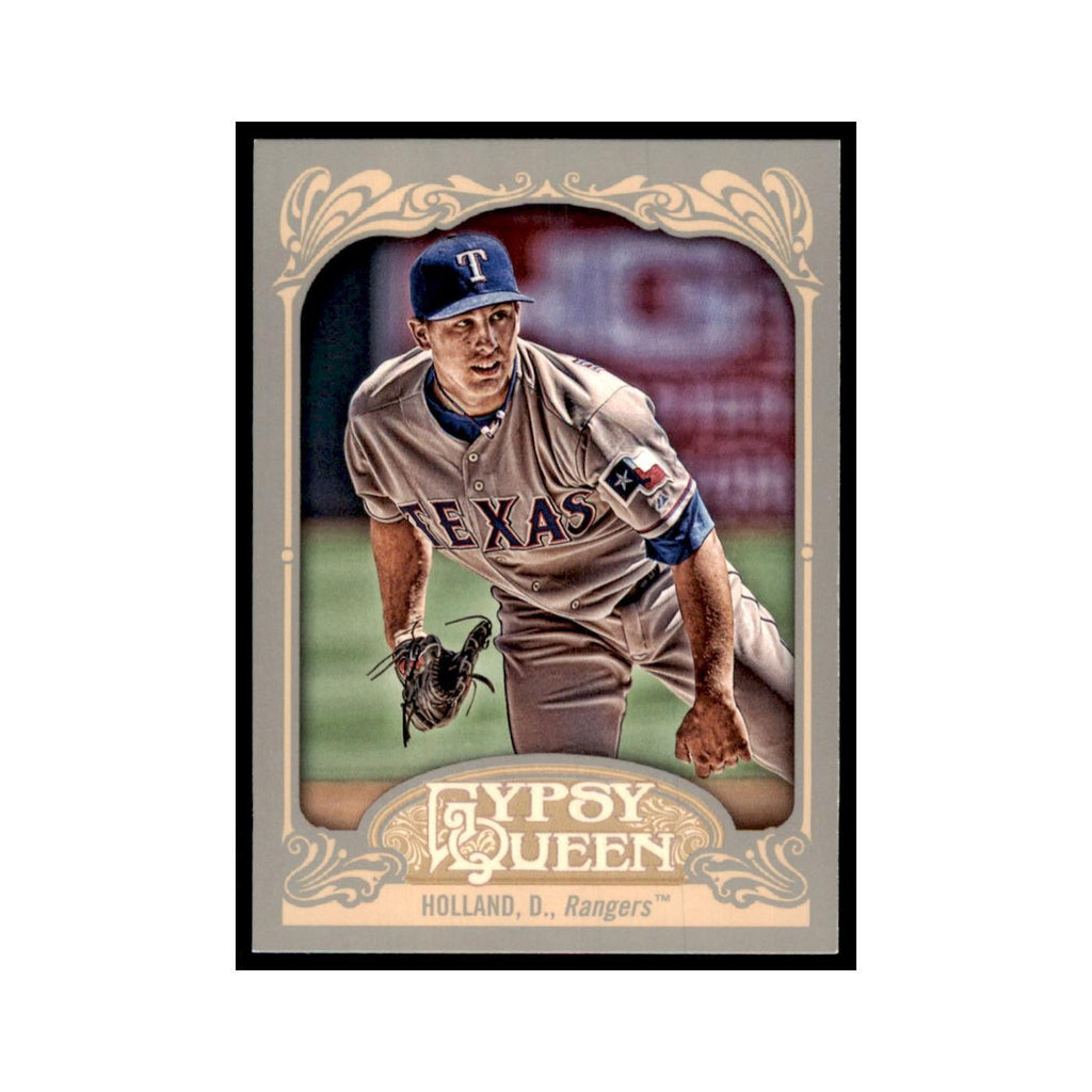 2012 Topps Gypsy Queen Derek Holland Baseball Cards #47