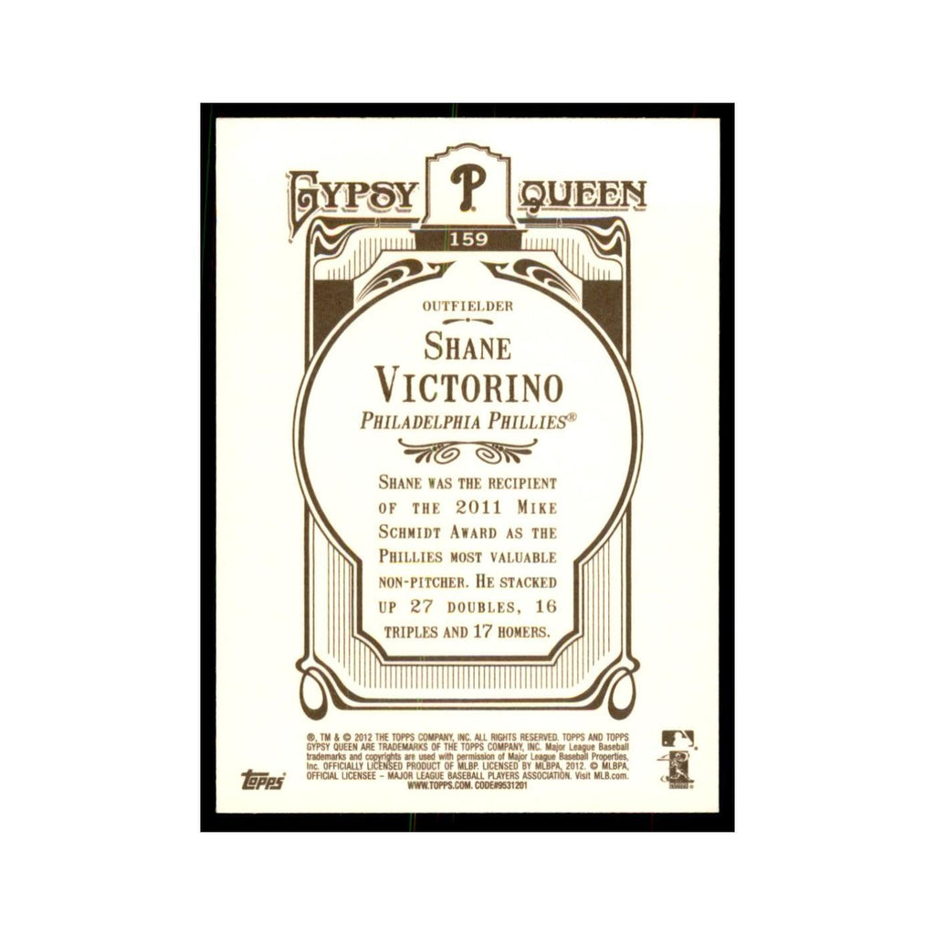 2012 Topps Gypsy Queen Shane Victorino Baseball Cards #159