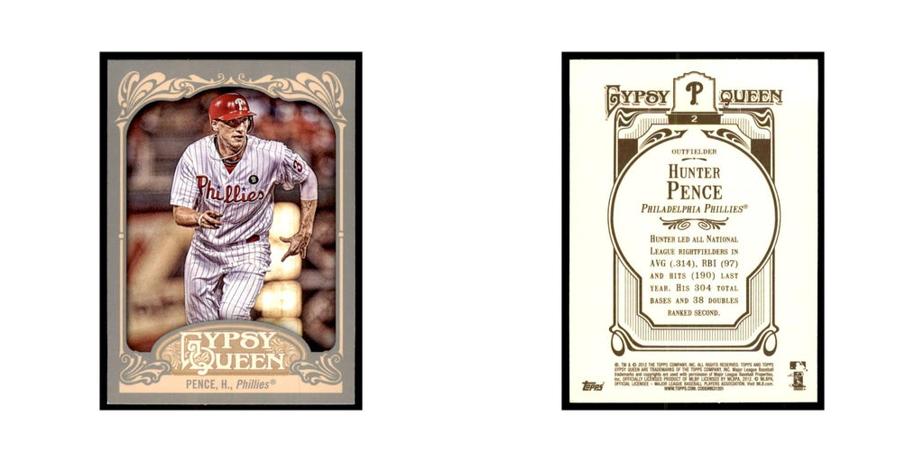 2012 Topps Gypsy Queen Hunter Pence Baseball Cards #2