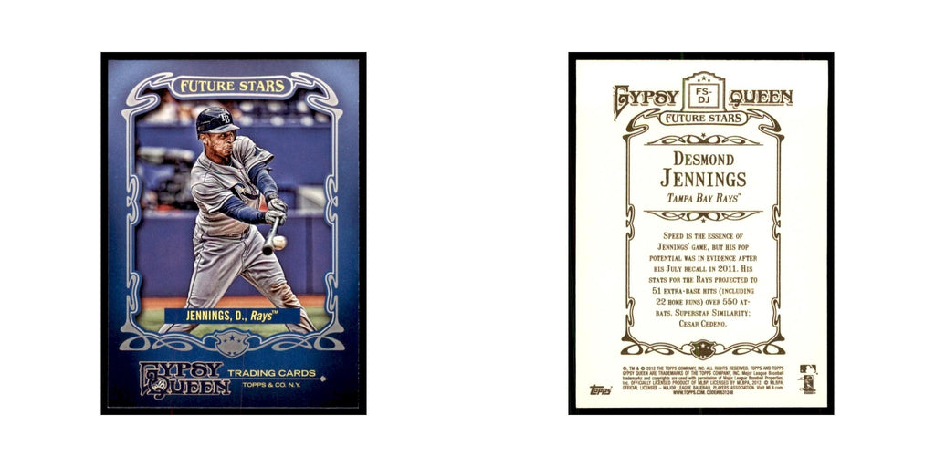 2012 Topps Gypsy Queen Desmond Jennings Baseball Cards #FS-DJ