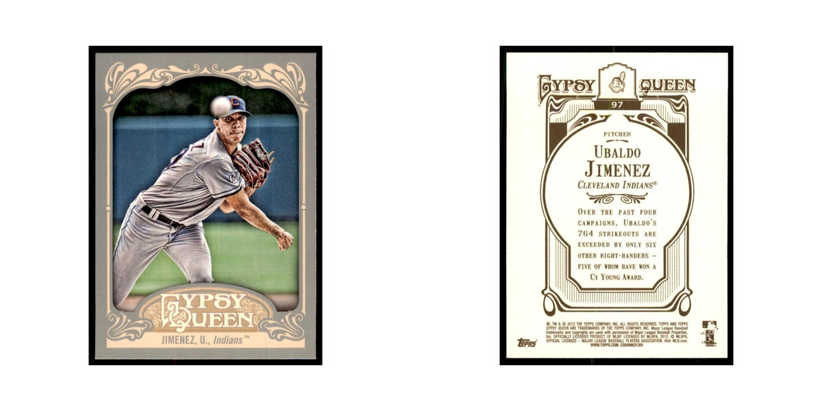 2012 Topps Gypsy Queen Ubaldo Jimenez Baseball Cards #97