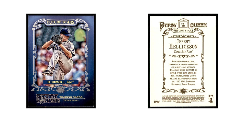 2012 Topps Gypsy Queen Jeremy Hellickson Baseball Cards #FS-JH