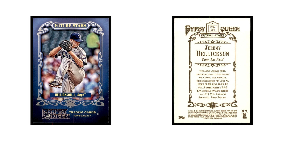 2012 Topps Gypsy Queen Jeremy Hellickson Baseball Cards #FS-JH