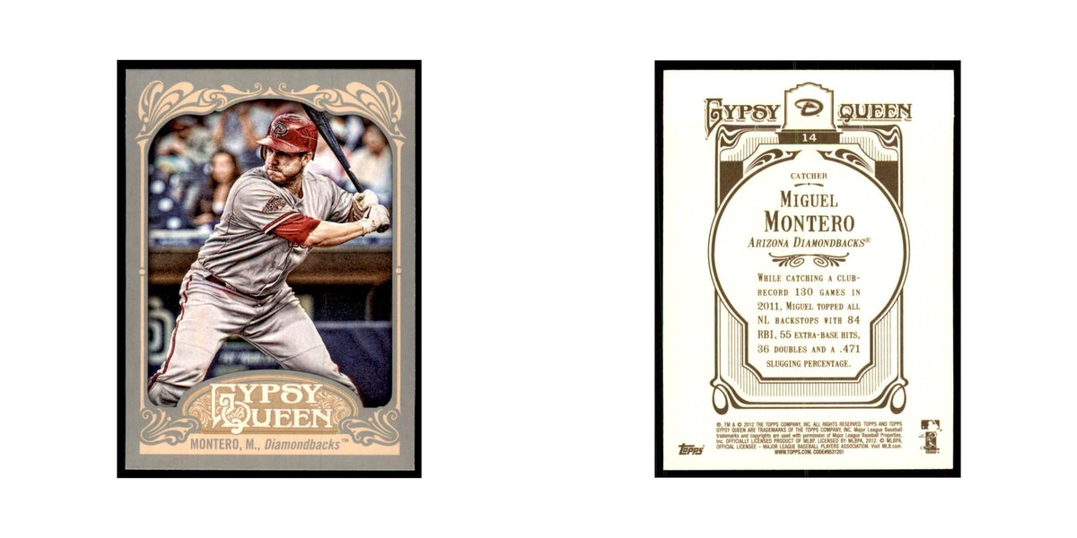 2012 Topps Gypsy Queen Miguel Montero Baseball Cards #14