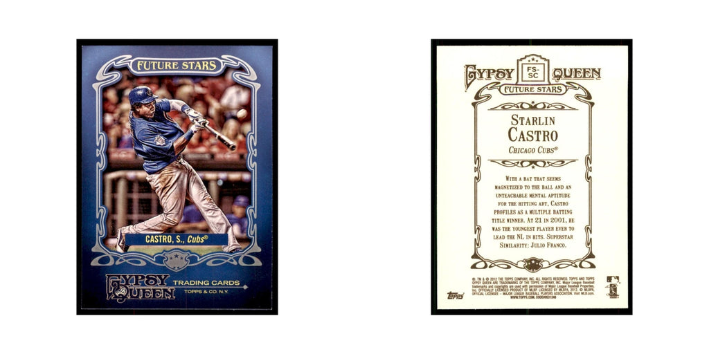 2012 Topps Gypsy Queen Starlin Castro Baseball Cards #FS-SC