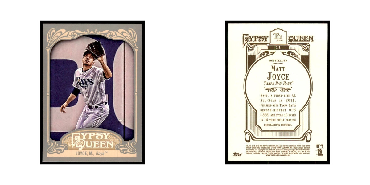 2012 Topps Gypsy Queen Matt Joyce Baseball Cards #11
