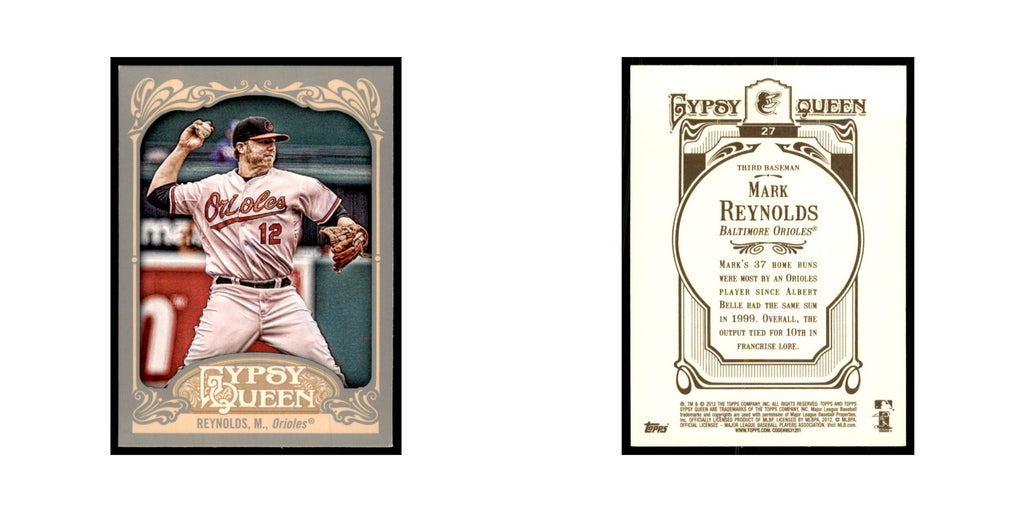2012 Topps Gypsy Queen Mark Reynolds Baseball Cards #27