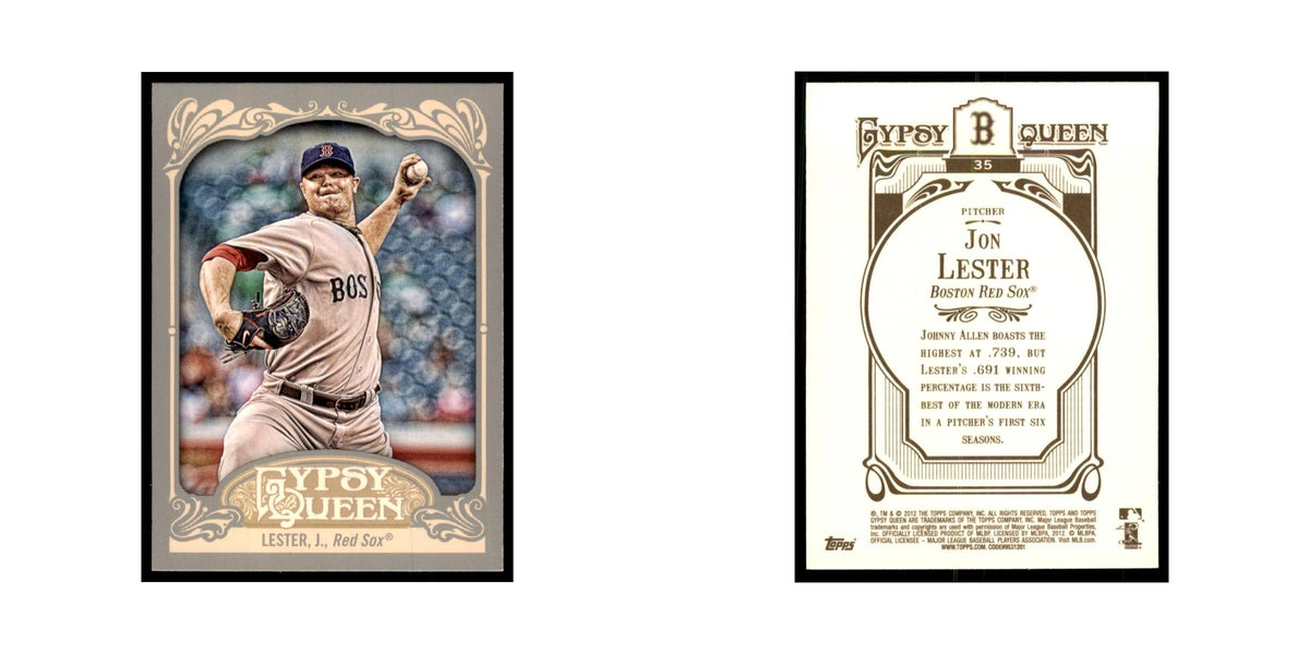 2012 Topps Gypsy Queen Jon Lester Baseball Cards #35