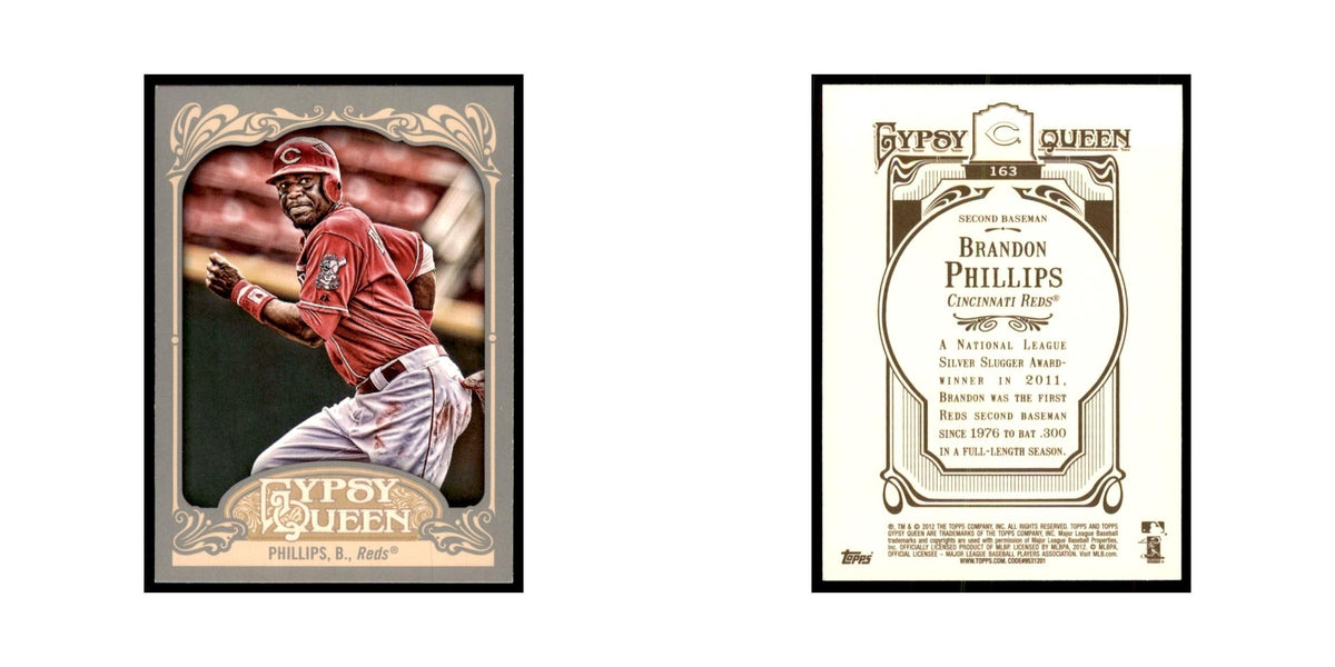 2012 Topps Gypsy Queen Brandon Phillips Baseball Cards #163